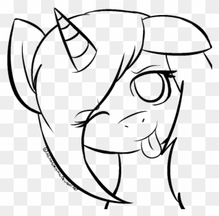 Jpg Library Download Acid Drawing Mouth - Mlp Base Tongue Out Clipart