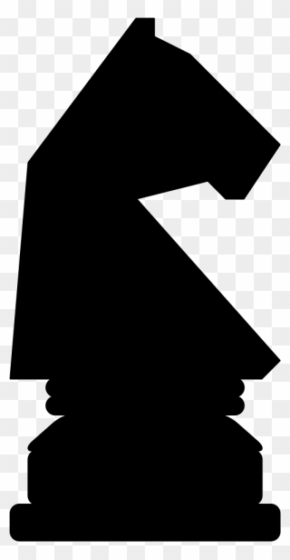 Chess Piece,board - Chess Knight Silhouette Clipart