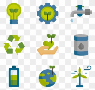 Clipart Library Download Renewable Energy Icons Free - Flat Icon Sustainable - Png Download