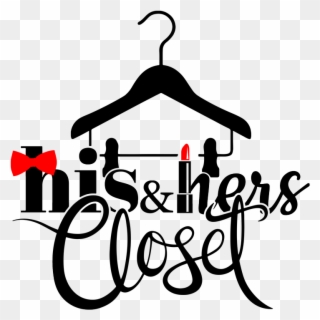 His & Hers Closet Logo - Clothes Hanger Clipart