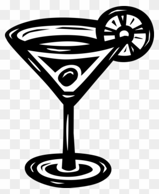 Martini Vector Png - Cocktail Vector Png Clipart