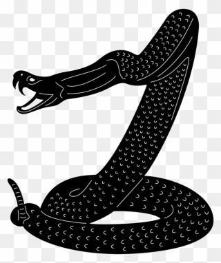 Serpent Clipart Snake Attack - Snake Attack Png Transparent Png