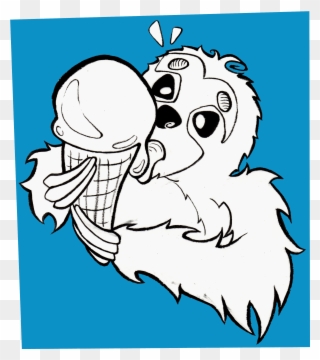 How Cute Xd Sloth Eating - Sloth Clipart
