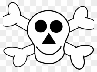 Cute Clipart Skull - Skull And Crossbones Clipart - Png Download