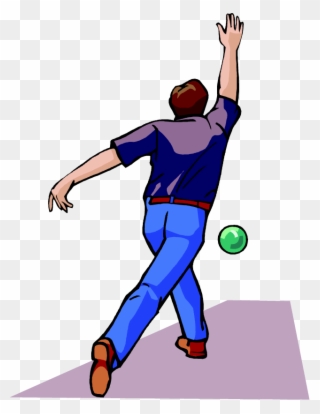 Clipart Man Bowling - Clip Art Bowling Man Hd Vector Png Transparent Png