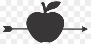 Teacher Inspire Apples Png Picture Black And White - Teacher Clipart