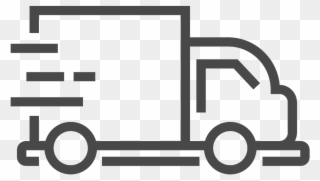 Delivery Truck Icon - Delivery Van Png Clipart