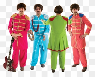 Silhouette Costume - Adult Sgt. Peppers Blue Costume Clipart