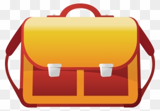 Png Free Stock Briefcase Clipart Orange - Cartable Image Clipart Transparent Png