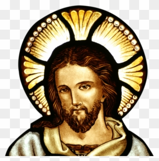 Jesus Stained Glass - Jesus Christ Clipart