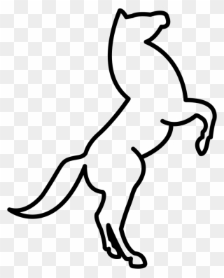 Vector Free Download Png For Free - Horse Standing Up Drawing Clipart