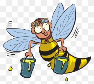 Jokes Corner - Png Worker Bee Clipart
