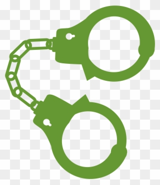 Handcuff Icon Png - Green Handcuff Clipart