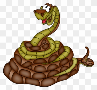 Rattlesnake Clipart Reptile - Kaa Jungle Book Png Transparent Png