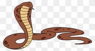 Rattlesnake Clipart Simple Snake - King Cobra Drawing Png Transparent Png