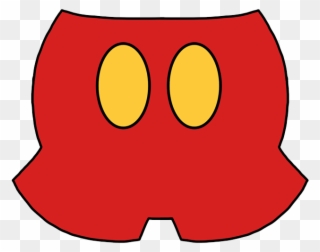 Mickey's Pants - Mickey Mouse Pants Png Clipart