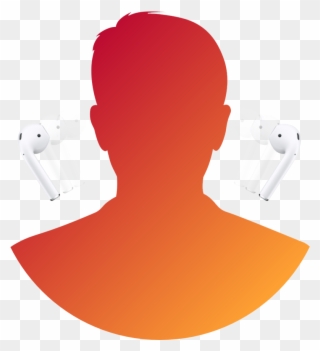 An Avatar That Shows Airpods Taken Of Of Its Ears - Television Show Clipart