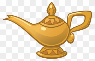 Genie Mr Peabody S By Mead On - Disney Aladdin Lamp Png Clipart