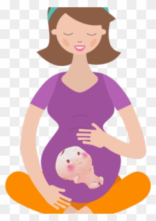 Mommy Clipart Pregnant Mom - Pregnancy - Png Download
