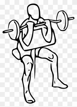 Biceps Drawing Workout - Preacher Curls Diagram Clipart