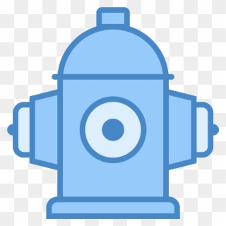 Fire Hydrant Icon - Blue Fire Hydrant Top Clipart