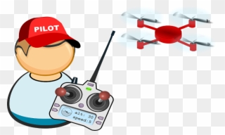 Trabajo Piloto Drones - Drone Pilot Icon Clipart