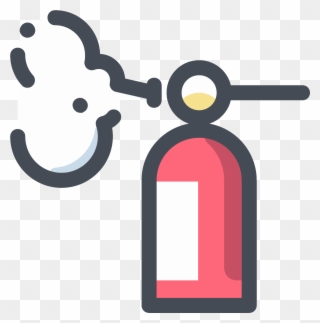 Foam Fire Extinguisher Icon - Fire Extinguisher Icon Png Clipart
