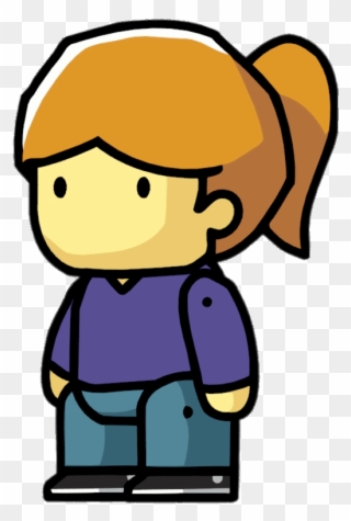 Image Teenager Female Png Wiki Fandom Powered - Female Scribblenauts Png Clipart