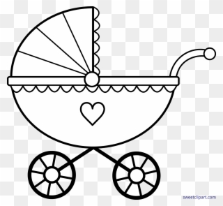 Clip Transparent Library Baby Carriage Clipart - Baby Carriage Clipart - Png Download