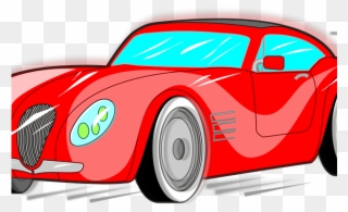 Classic Car Clipart Public Domain - Car Running Clip Art - Png Download