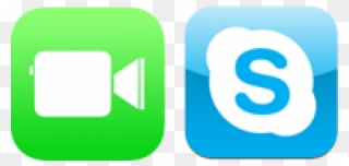 Skype & Facetime Lessons - Skype And Facetime Logo Clipart