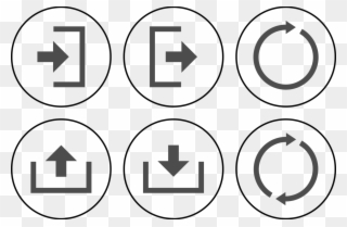 Computer Icons Symbol Download User Login - Material Design Icons Logout Clipart