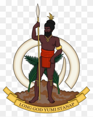 Coat Of Arms Of Vanuatu - Vanuatu Government Clipart