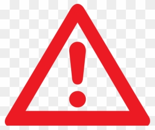 These Are Just A Few Ways To Do So - Red Triangle Warning Sign Clipart
