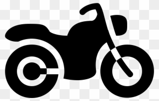 Motorcycle Filled Icon - Motorcycling Icon Clipart
