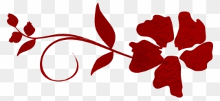 Red Polka Dot - ลาย ดอกไม้ สี แดง Clipart
