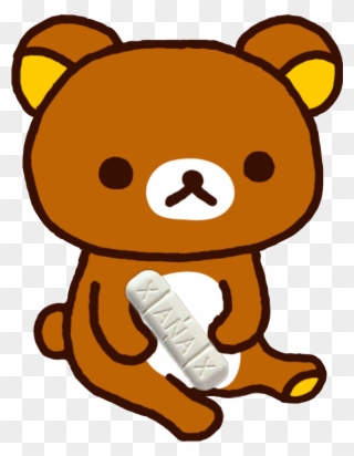 Pills Clipart Xanax - Rilakkuma Png Transparent Png