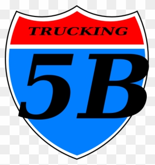 5b Trucking Clip Art - Road Sign Clipart Png Transparent Png (#744697 ...