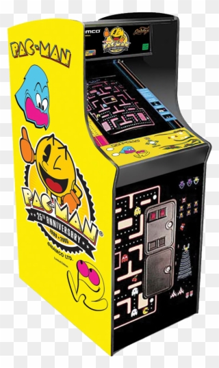 Clip Black And White Download Pac Man Machine Encode - Pacman Arcade Game - Png Download