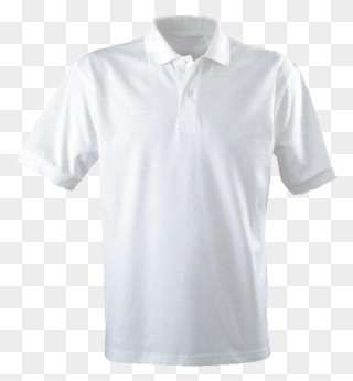 Polo Shirt Clipart Transparent - White Collar T Shirt - Png Download