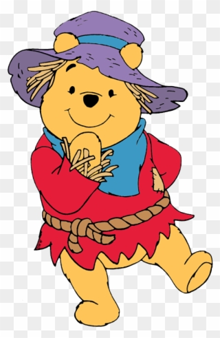 Scarecrow Clipart Free - Winnie The Pooh Scarecrow - Png Download