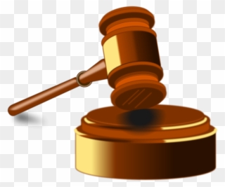 Judge - Hammer Law Logo Png Clipart