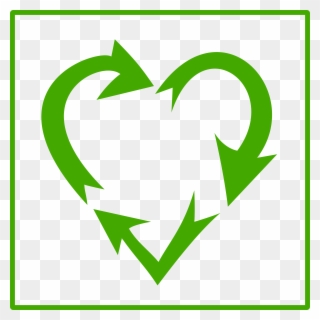 Clipart Recycle Heart Double Heart Clip Art Double - Recycle Heart Png Transparent Png