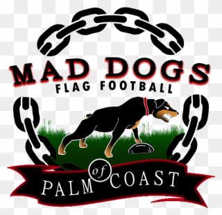 Mad Dogs Flag Football - Dog Catches Something Clipart
