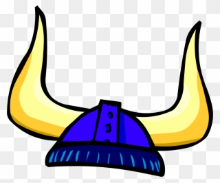 Blue Viking Helmet - Club Penguin Blue Viking Helmet Clipart