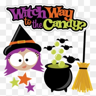 Witch Way To The Candy - Halloween Costume Shirt Witch Way To The Candy Clipart