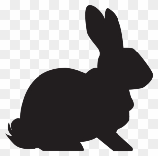 Cruelty Free - Rabbit Silhouette Png Clipart