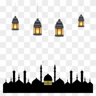 Ramadan Kareem Lamps Png Image - Eid El Kabir 2018 Clipart