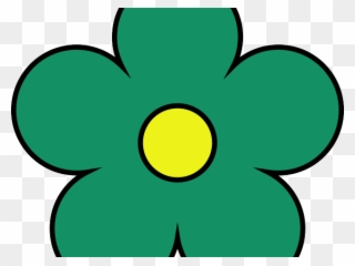 Outside Clipart Flower - Cute Clipart Yellow Flower - Png Download