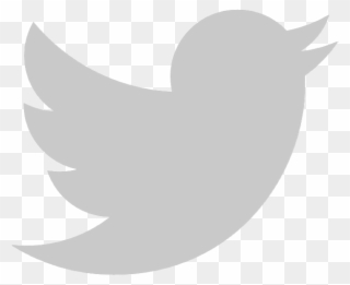 Twitter-01 - Gray Twitter Logo Png Clipart
